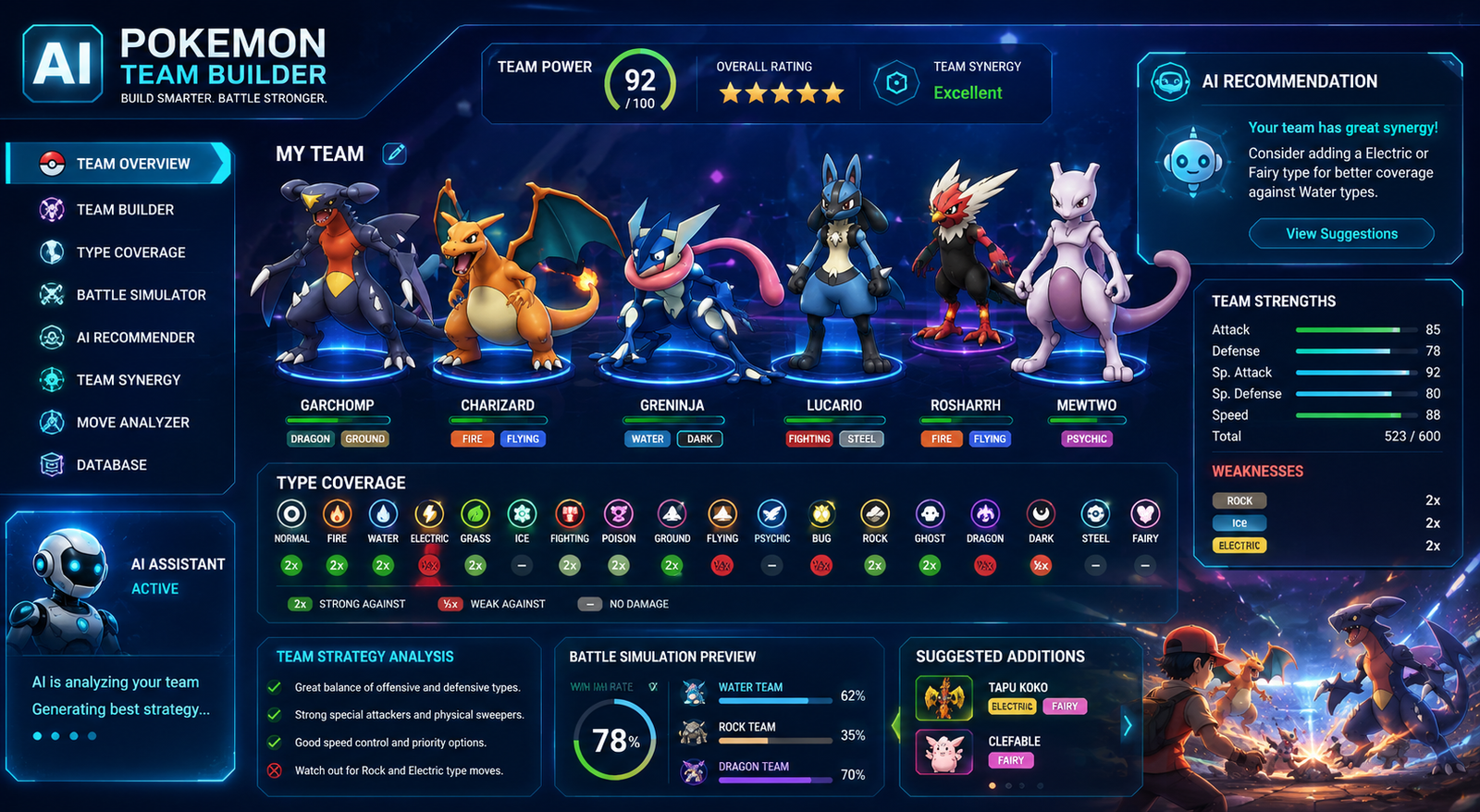 AI Pokemon Team Builder: How to Build the Perfect Pokemon Team